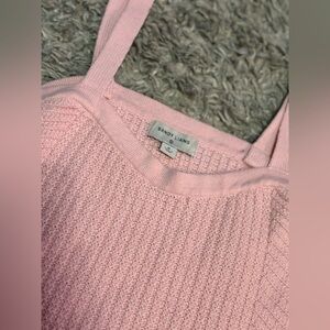 SANDY LIANG for target MEDIUM ✨ adult sleeveless Blush Knit Top EUC
